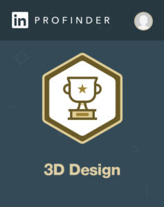 LinkedIn Profinder 3D Design Winner