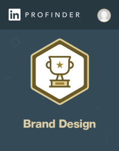 LinkedIn Profinder Brand Design Winner