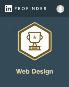 LinkedIn Profinder Web Design Winner